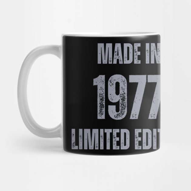 Vintage Made in 1977 , Limited Edition  , Gift for Mom Dad Birthday by Mary_Momerwids